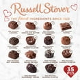 thumbnail image 3 of RUSSELL STOVER Valentine's Day Red Foil Heart Assorted Milk & Dark Chocolate Candy Gift Box, 20.1 oz. (35 Pieces), 3 of 9