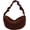 Coffee, variant on Slouchy Suede Hobo Bag Womens Large Dumpling Satchels Shoulder Bag Crossbody Purse Stylish Top-handle Tote Handbag