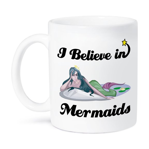 3dRose, I Believe In Mermaids, 11oz Mug