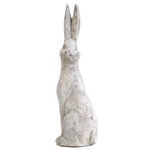 Michael Carr 29" Tall Jack Rabbit Statue, Facing Sideways