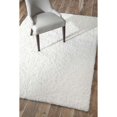 thumbnail image 3 of Nuloom 3'2 x 5' Tapis de Shag en Blanc, 3 of 7