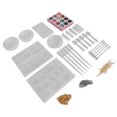 thumbnail image 1 of Moldes de Fundición de Joyería Kit de Moldes de Silicona para Hacer Joyas de Fundición DIY Molde para Hacer Colgantes de Joyería Artesanal Juego de Polvo de Purpurina para ANGGREK Otros, 1 of 8