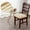 BEIGE, variant on Waterproof Seat Covers for Dining Room Chairs, Stretch Chair Covers Removable Washable Dinning Room Kitchen Chair Seat Cushion Slipcovers (Leaves-Beige, 4 PCS)