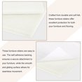 thumbnail image 3 of Furniture Pads, 36Pcs 3" - Square Self Adhesive Felt Furniture Pads, Floor Protectors for Furniture Feet Chairs Legs Hardwood Floors (Beige), 3 of 6