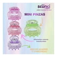 thumbnail image 4 of Pinzas para cabello Scunci Conair diferentes colores translucidos 8 pzas, 4 of 4