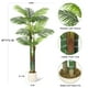 thumbnail image 2 of Yeshouse Palmera artificial de 1,8 m, triple tronco, set de 2 con maceta blanca, para interior o exterior, 2 of 6