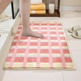 thumbnail image 6 of PEIBang Checkered Bathroom Rug 16"x24",Washable Non-Slip Shower Rugs,Water Absorbent Bath Mats for Kitchen,Bathroom,Living Room,Entrance, 6 of 6