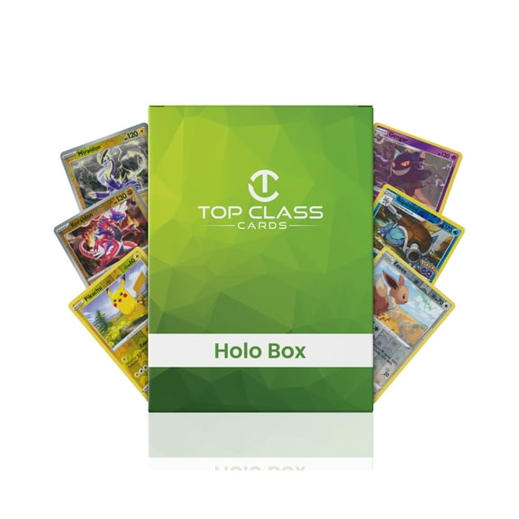Top Class Cards | Holo Box | 25 Cards ALL Reverse Holographic | Holo Cards Guaranteed | Compatible with Pokemon Cards