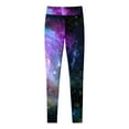 thumbnail image 3 of Soft Leggings for Women High Waist with Celestial Print Stretchy Comfy Running Yoga Pants for Workout Athletic, 3 of 3