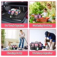 thumbnail image 6 of Wearable Cleaning Caddy Bag with Shoulder Straps, Cleaning Caddy Supplies Organizer with Handle & Detachable Divide, Cleaning Tool Organizers Tote Bag for Cleaners,Housekeepers (pink), 6 of 7