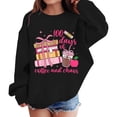 thumbnail image 3 of Ruyang 100 Days of School Sweatshirt Boys Girls Shirts Hearts 100th Day Tee Shirt School Days Pullover Tops Soft School 𝐔niform, 3 of 7