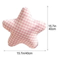thumbnail image 3 of Star Shaped Plush Throw Pillow Soft Fabric Lumbar Support Cushion Decorative Accent Pillow for Sofa Bedroom Living Room, 3 of 7