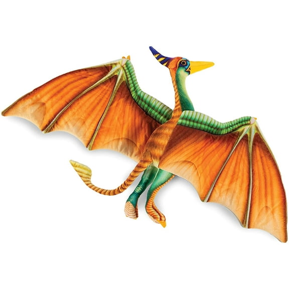 Real Planet Pterodactyl Green 33.5 Inch Realistic Soft Plush