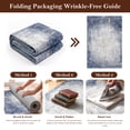 thumbnail image 2 of ICEANT 5'x10' Rectangle Area Rug, Abstract Style Living Room Area Rug with Non-Slip Bottom, Machine Washable Low Pile Carpet for Bedroom Kitchen Hallway, Blue, 2 of 6