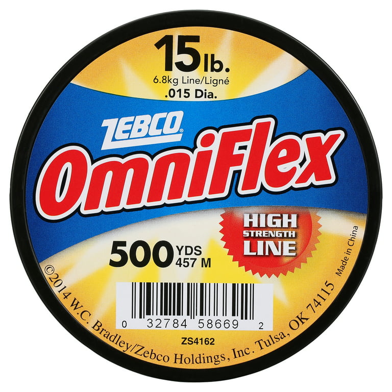Zebco Omniflex Monofilament Fishing Line, 15-Pound Tested 