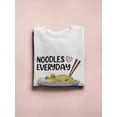 thumbnail image 3 of Noodles Everyday Happy Bowl Sweatshirt Women -Smartprints Designs, Female 5X-Large, 3 of 4