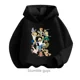 thumbnail image 3 of Sudadera con capucha de Anime One Pieces, ropa para niños, ropa para primavera y otoño para niñas, sudadera con dibujos animados de Luffy Zoro, traje para adolescentes, camisetas con capucha de Sonic, 3 of 5