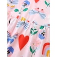 thumbnail image 4 of WIBACKER Toddler Girls Floral Summer Beach Sleeveless Dress Birthday Sundress Everyday Dresses for Kids, 4 of 7