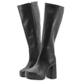 thumbnail image 1 of Bota Larga Elegante Para Mujer Formal Antiderrapante Negro negro 25.5, 1 of 6