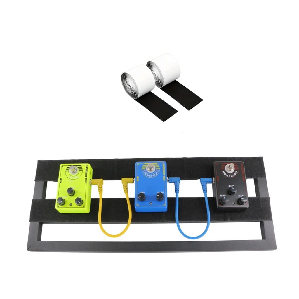 Yihuala Nonslip Effect Track Board Metal Guitar Effect Pedal Board Stable Practical Effects Bracket for Musical Instrument