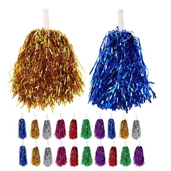 KAKOWELY Pom Poms Cheerleading Bulk 28Pcs 11.8X0.8X0.8In Gold