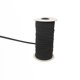 thumbnail image 2 of Ancho cuerda elástica trenzada de ancho banda elástica tejida para manualidades de costura DIY / máscara 3 mm negro 100 yardas sidaley HA5134-01, 2 of 6