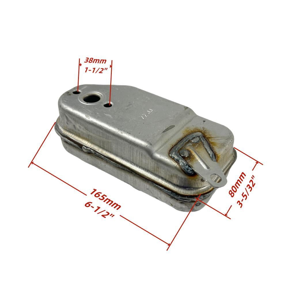 Exhaust Muffler Replacement for Westinghouse iGen1500c Inverter Generator, 56cc Engine, 1000W / 1500W Peak