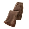 thumbnail image 2 of Piuwrlz Teen Flared Sweatpants Girls Boys Fleece Pants Pant Khaki Size 13-14 Years, 2 of 9