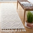 thumbnail image 2 of SAFAVIEH Natura Velasco Southwestern Wool Runner Rug, Ivory/Black, 2'3" x 8', 2 of 8