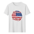 thumbnail image 4 of Independence Day Patriotic T-Shirts for Mens，2025 Summer Usa Flag Star Printed Tops Shirts Light Breathable Tee Shirts Slim Fitted Pullover Sweater Blouses Crew Neck Short Sleeve Tops, 4 of 5
