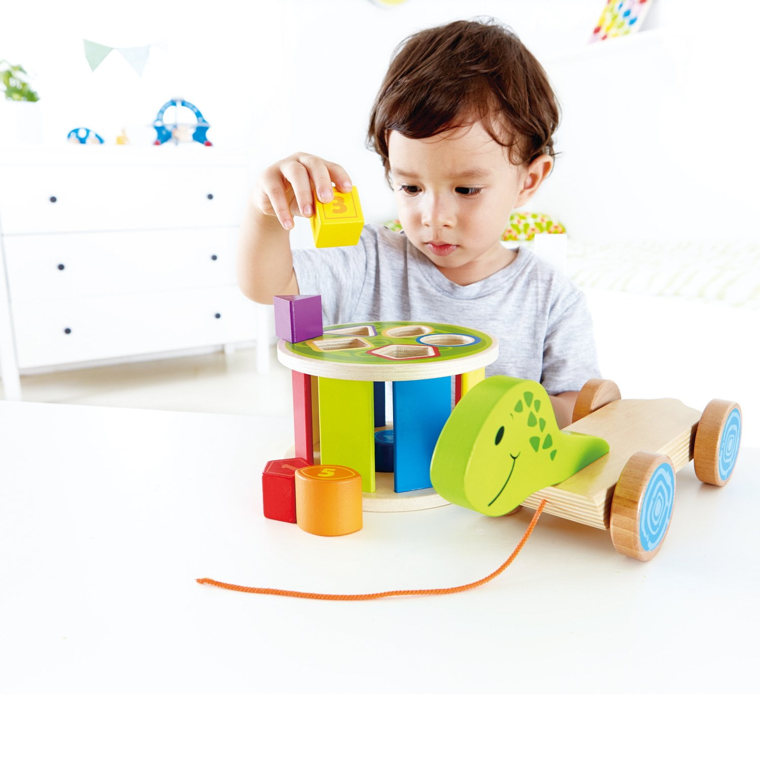 hape turtle pull pal