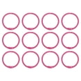 thumbnail image 1 of Unique Bargains 30mm Loose Leaf Binder Rings, 12 Pack 2.2mm Metal Flash Card Book Binding Rings for Key Chain Card, Pink, 1 of 7