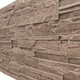 thumbnail image 3 of Ekena Millwork 48 5/8"W x 24 3/4"H x 1 1/4"D Cascade Stacked Stone, EverStone Faux Stone Siding Panel, North Hill, 3 of 9