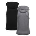 thumbnail image 4 of Coshow Men's 2 Pack Workout Hooded Tank Tops Bodybuilding Muscle Cut Off T Shirt Sleeveless Gym Hoodies, 4 of 9