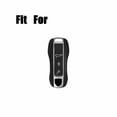 thumbnail image 2 of Car Key Fob Cover Case Protector Zinc Alloy Silicone Car Key Case Cover For Porsche Cayenne Panamera Cayman 911, 2 of 12