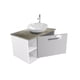 thumbnail image 1 of Gabinete Baño Monomando Ovalín Ensamblado Vinil Gris Rugodo, 1 of 8