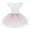 White, variant on IBTOM CASTLE Toddler Kids Girls Sequins Star Ballet Dance Dress with Glitter Tutu Skirted Leotard Colorful Mesh Ballerina Dancewear 7-8 Years Blue