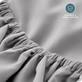 thumbnail image 6 of Bare Home Luxury 1800 Collection Fitted Sheet, Ultra-Soft, Deep Pocket, Full-XL, Light Gray, 6 of 8