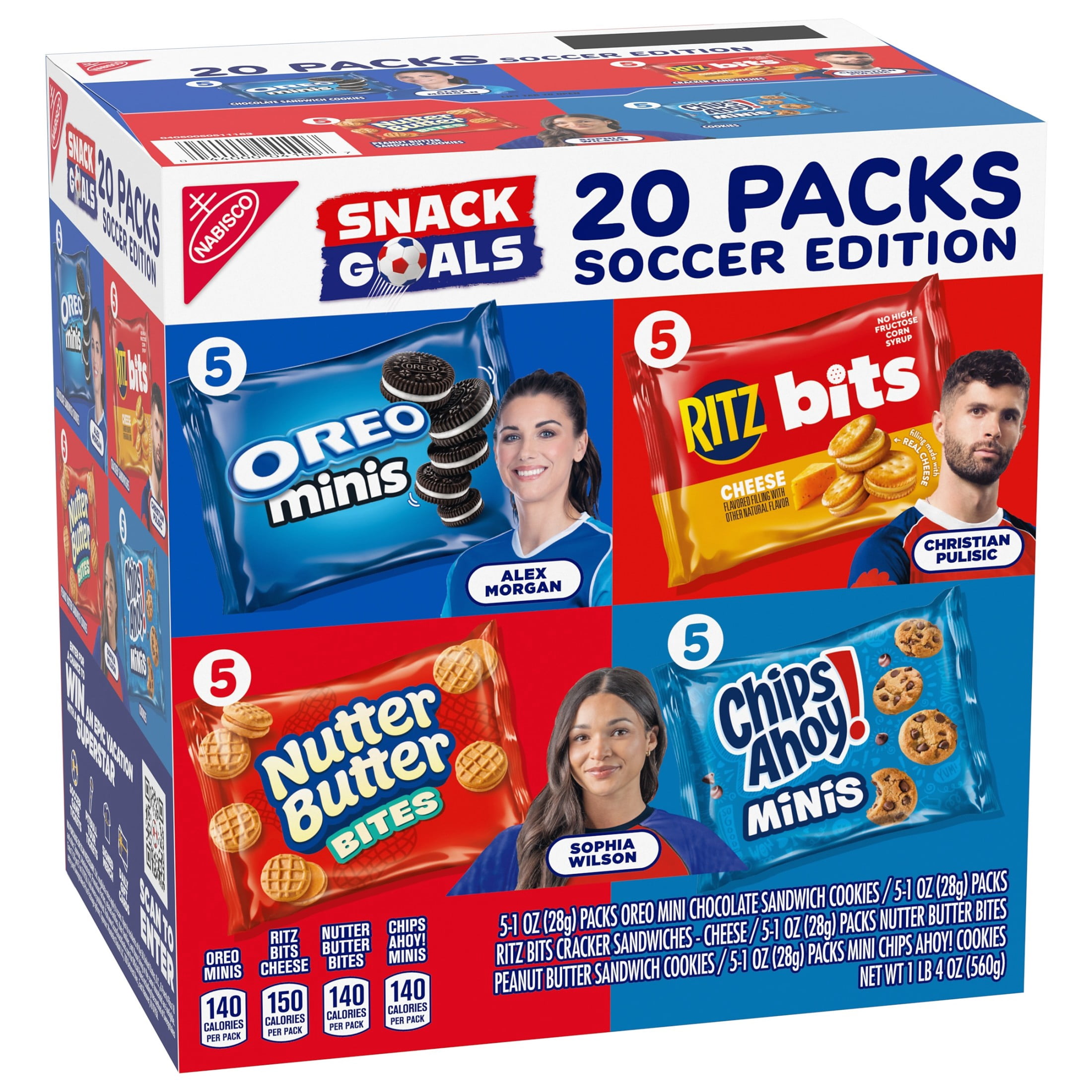 M.C. Butter 4個セット Nabisco Classic Mix Variety Pack - OREO Mini, CHIPS AHOY! Mini