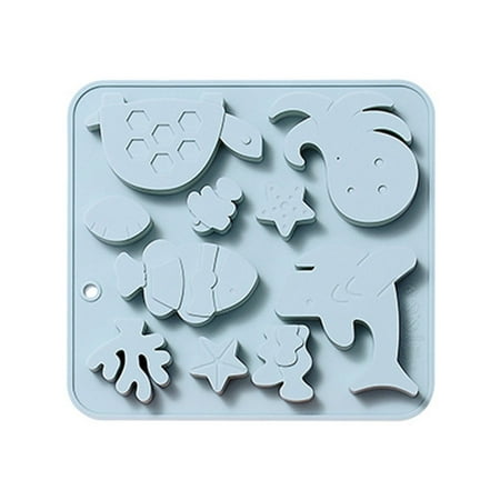 

GHOONEY Silicone Moulds Fondant Molds Cake Decorating Gadgets 2 Colors for Baking Lovers