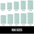 thumbnail image 6 of Bath Rug 24x17, Thick Soft Absorbent Chenille, Rubber Backing Quick Dry Microfiber Mats, Machine Washable Rugs for Shower Floor, Bathroom Runner Bathmat Accessories Decor, Seablue, 6 of 6