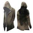 thumbnail image 4 of Kiijoy Boy's Halloween Long Jacket Fantasy Hooded Pocket Cardigan Coat, Khaki, 9-10 Years, 4 of 6