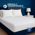 thumbnail image 2 of Cubre Colchon Individual Cool Sleep. Impermeable e Hipoalergénico, Transpirable y Fresco, 2 of 5