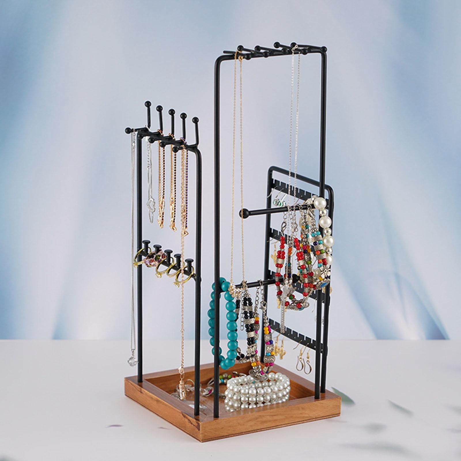 WLPZXP Metal Earring Holder Hanging Jewelry Organizer with Holes Jewelry Display Holder