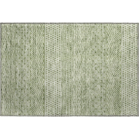 Dalyn Rugs Premium Machine Washable Mayfield AMF939 Green 1'8" x 2'6" Rug