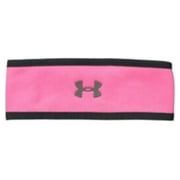 NEW Girls Under Armour Infrared Headband Pink / Graphite OSFM