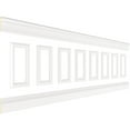 thumbnail image 3 of Ekena millwork 94 1/2"L (Adjustable 32"H to 36"H) Ashford Square Panel Traditional Wainscot Paneling Kit, 3 of 10