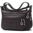 thumbnail image 1 of LHSHID Women Crossbody Bag Leather Handbag Pocketbook Lightweight Shoulder Purse, 1 of 6