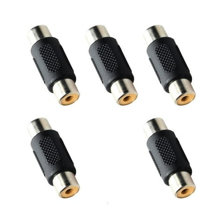 lanema RCAs Female to Female Extension Cable Connectors Adapter for Sound Video Devices