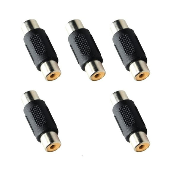 lanema RCAs Female to Female Extension Cable Connectors Adapter for Sound Video Devices
